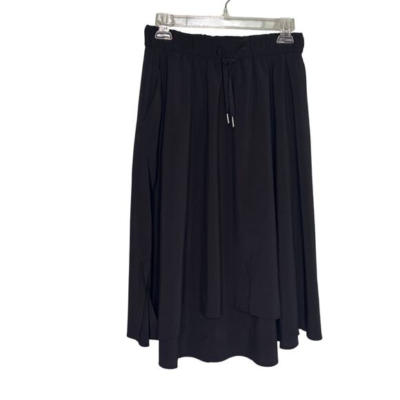 Lululemon Time to Flounce Lightweight Midi Athletic Skirt Black 8 - Picture 1 of 10